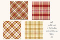 Christmas Background, Christmas Three Color Palette, Plaid 3 Product Image 2