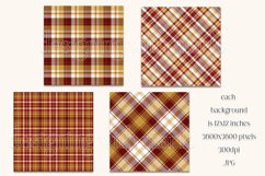 Christmas Background, Christmas Three Color Palette, Plaid 4 Product Image 2