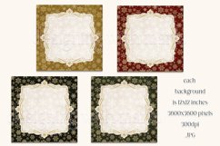 Christmas Background, Christmas Two CP 12x12 Card Toppers Product Image 2