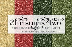 Christmas Background, Christmas Two Color Palette, Glitter Product Image 1