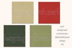 Christmas Background, Christmas Two Color Palette, Small Dot Product Image 2