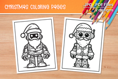 Christmas Coloring Pages 6 Product Image 1