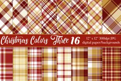 Christmas Plaid, 12x12 inch Plaid Paper Backgrounds vol 3 Product Image 1
