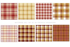 Christmas Plaid, 12x12 inch Plaid Paper Backgrounds vol 3 Product Image 3