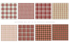 Christmas Plaid, 12x12 inch Plaid Paper Backgrounds vol 5 Product Image 2
