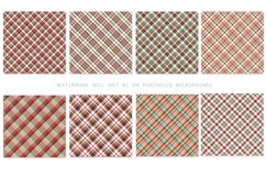 Christmas Plaid, 12x12 inch Plaid Paper Backgrounds vol 5 Product Image 3