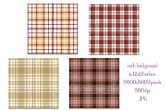 Christmas Background, 12x12 Christmas Plaid Papers, Six Product Image 2