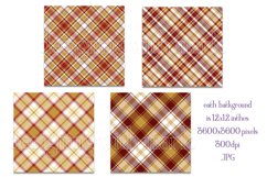 Christmas Background, 12x12 Christmas Plaid Papers, Three Product Image 2