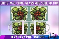 Christmas Comic Mug Sublimation | 11 oz 15 oz Mug Design Product Image 4