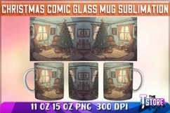 Christmas Comic Mug Sublimation | 11 oz 15 oz Mug Design Product Image 6