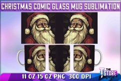 Christmas Comic Mug Sublimation | 11 oz 15 oz Mug Design Product Image 2