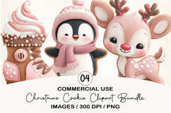 Christmas Cookie Clipart Sublimation Product Image 1
