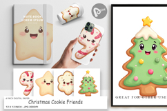 Digital Paper Christmas Cookies Product Image 1