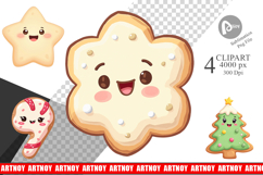 Clipart Christmas Cookies Product Image 1