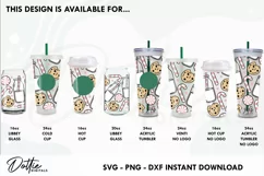 Milk And Cookies Wrap SVG | 24oz Starbucks Acrylic Tumbler Product Image 3
