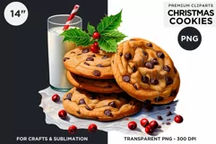 Christmas cookies png clipart, Christmas food Product Image 1