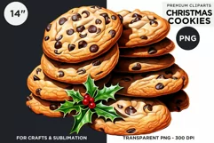 Christmas cookies png clipart, Christmas food Product Image 1