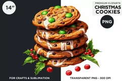 Christmas cookies png clipart, Christmas food Product Image 1