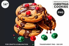 Christmas cookies png clipart, Christmas food Product Image 1