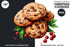 Christmas cookies png clipart, Christmas food Product Image 1