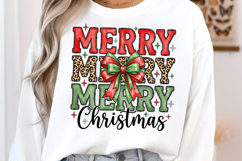 Christmas Coquette Bow PNG Product Image 2