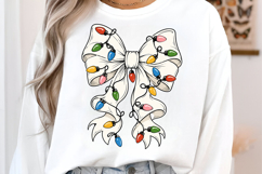 Christmas Coquette Bow PNG Product Image 2