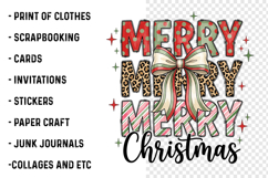 Christmas Coquette Bow PNG Product Image 3