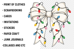 Christmas Coquette Bow PNG Product Image 3
