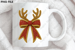 Christmas Coquette Bow PNG Product Image 3