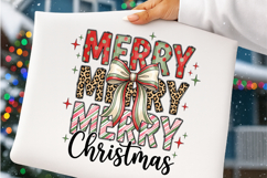 Christmas Coquette Bow PNG Product Image 4