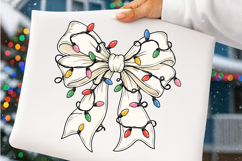 Christmas Coquette Bow PNG Product Image 4