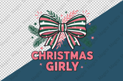Christmas Coquette Bow PNG Product Image 4