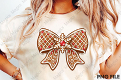 Christmas Coquette Bow Png Christmas Png Product Image 1