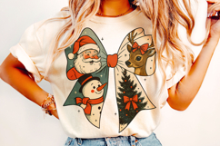 Christmas Coquette Bow PNG, Merry Christmas PNG, Santa PNG Product Image 2