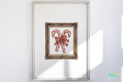 Christmas Coquette Frame Clipart Bundle Product Image 2