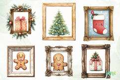 Christmas Coquette Frame Clipart Bundle Product Image 8