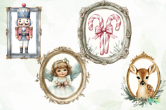 Christmas Coquette Frame Clipart Bundle Product Image 6