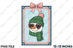 Christmas Coquette Frame Clipart PNG Product Image 1