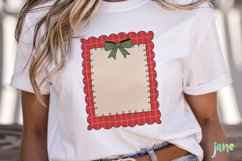 Christmas Coquette Frame SVG PNG Bundle Product Image 2