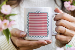 Christmas Coquette Frame SVG PNG Product Image 5