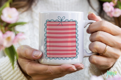 Christmas Coquette Frame SVG PNG Bundle Product Image 3