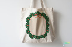 Christmas Coquette Frame SVG PNG Bundle Product Image 4