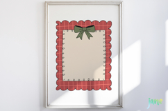 Christmas Coquette Frame SVG PNG Product Image 5