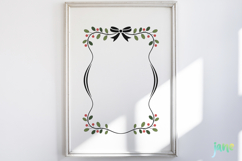 Christmas Coquette Frame SVG PNG Product Image 5