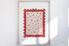 Christmas Coquette Frame SVG PNG Product Image 5