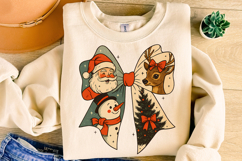Christmas Coquette Bow PNG, Merry Christmas PNG, Santa PNG Product Image 4