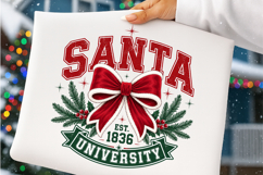 Christmas Coquette Santa Bow PNG Product Image 4
