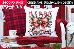 Christmas Coquette Sublimation Design