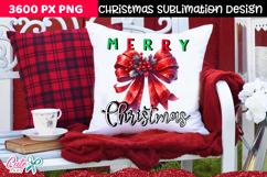 Christmas Coquette Sublimation Design