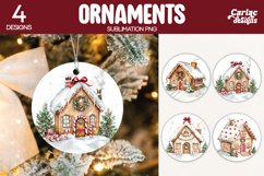 Christmas Cottage Ornament
